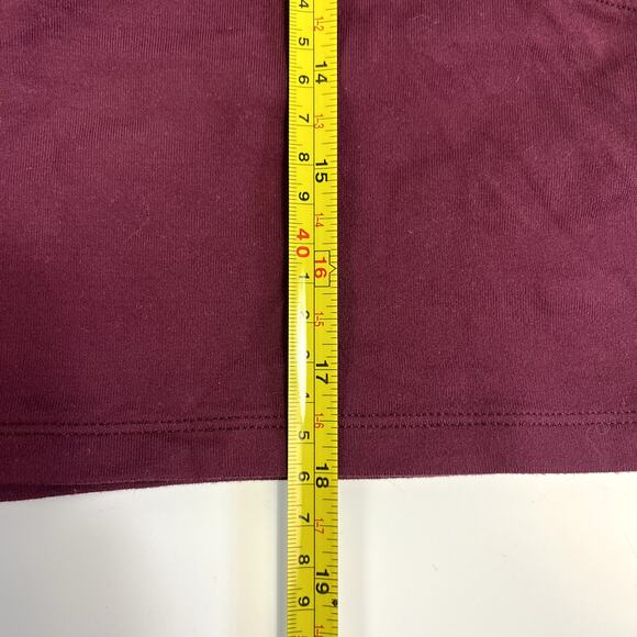 Lululemon Small Burgundy Maroon Its Rulu Long Sleeve Top 1/2 Zip Pullover Jacket - Picture 13 of 13